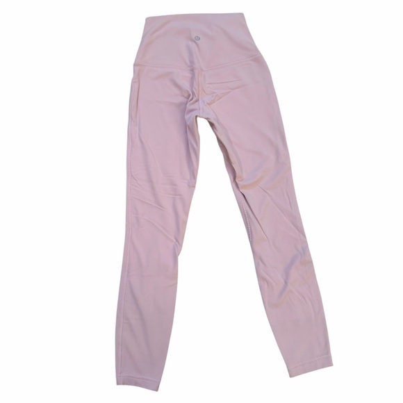 lululemon athletica Pants - Lululemon Align Double-Lined 25” High-Waisted Pink Peony Leggings Size 4